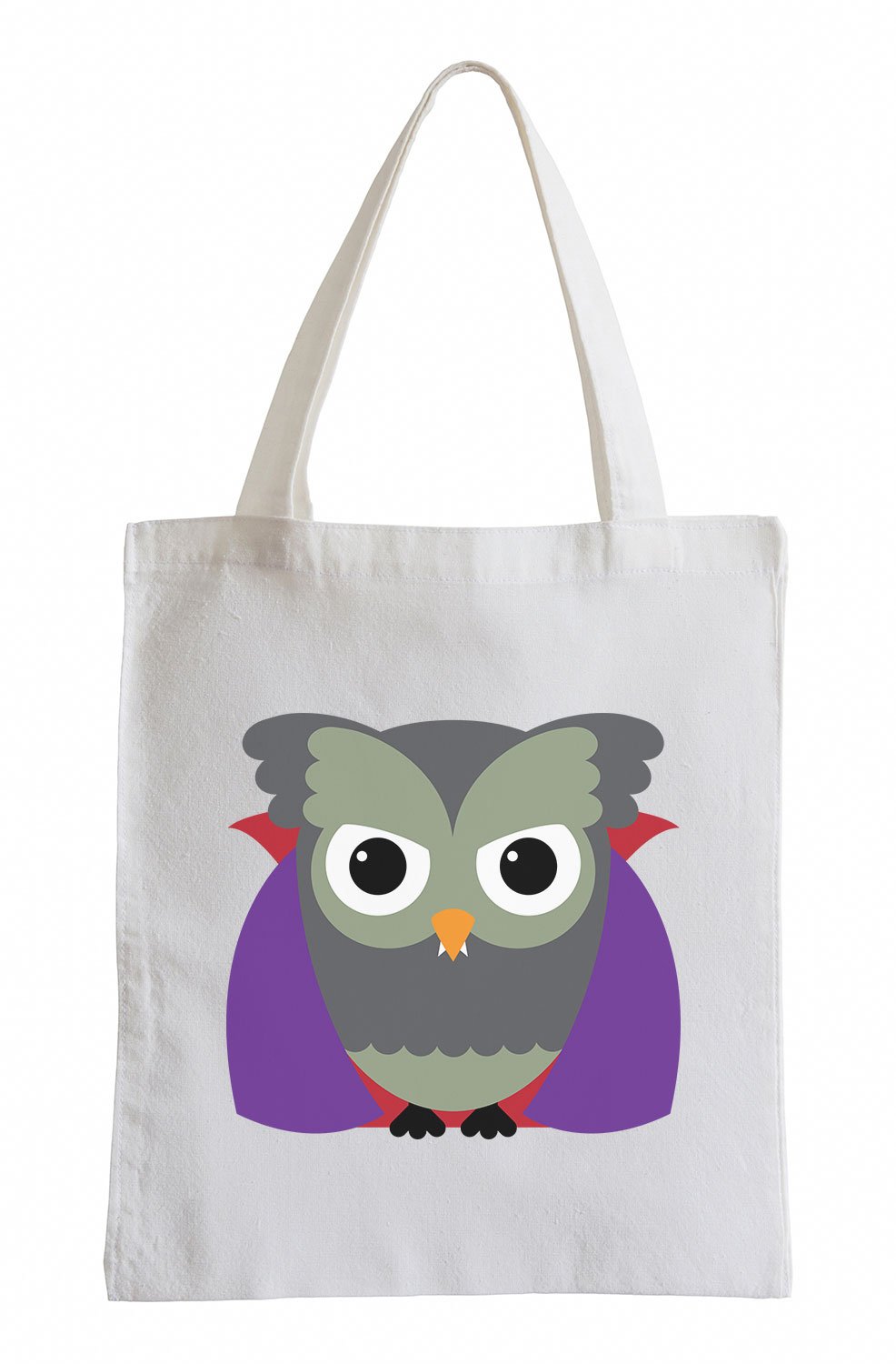 Raxxpurl Dracula Owl Fun Jute Bag