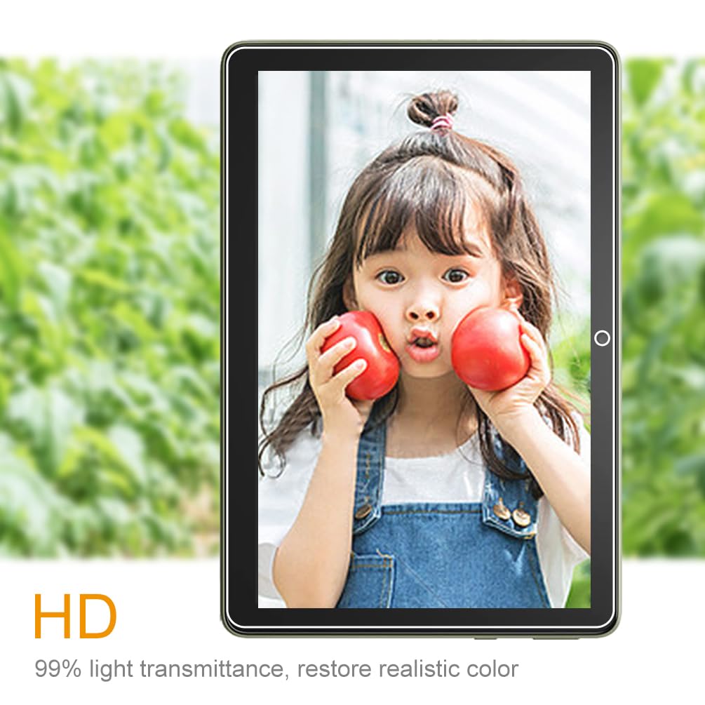 [2 Stück] Panzerglas Displayschutzfolie für 10 2023 Version 10,1 Zoll Tablet mit 2.5D 9H HD Blasenfrei Klar Transparent Ultra Dünn Schutzglas