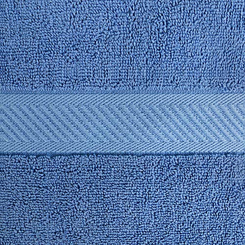 Image of Utopia Towels 6 Pack Medium Bath Towel Set, 100% Ring Spun Cotton (24 x 48 Inches) Lightweight and Highly Absorbent Quick Drying Towels, Premium Towels for Hotel, Spa and Bathroom (Electric Blue)
