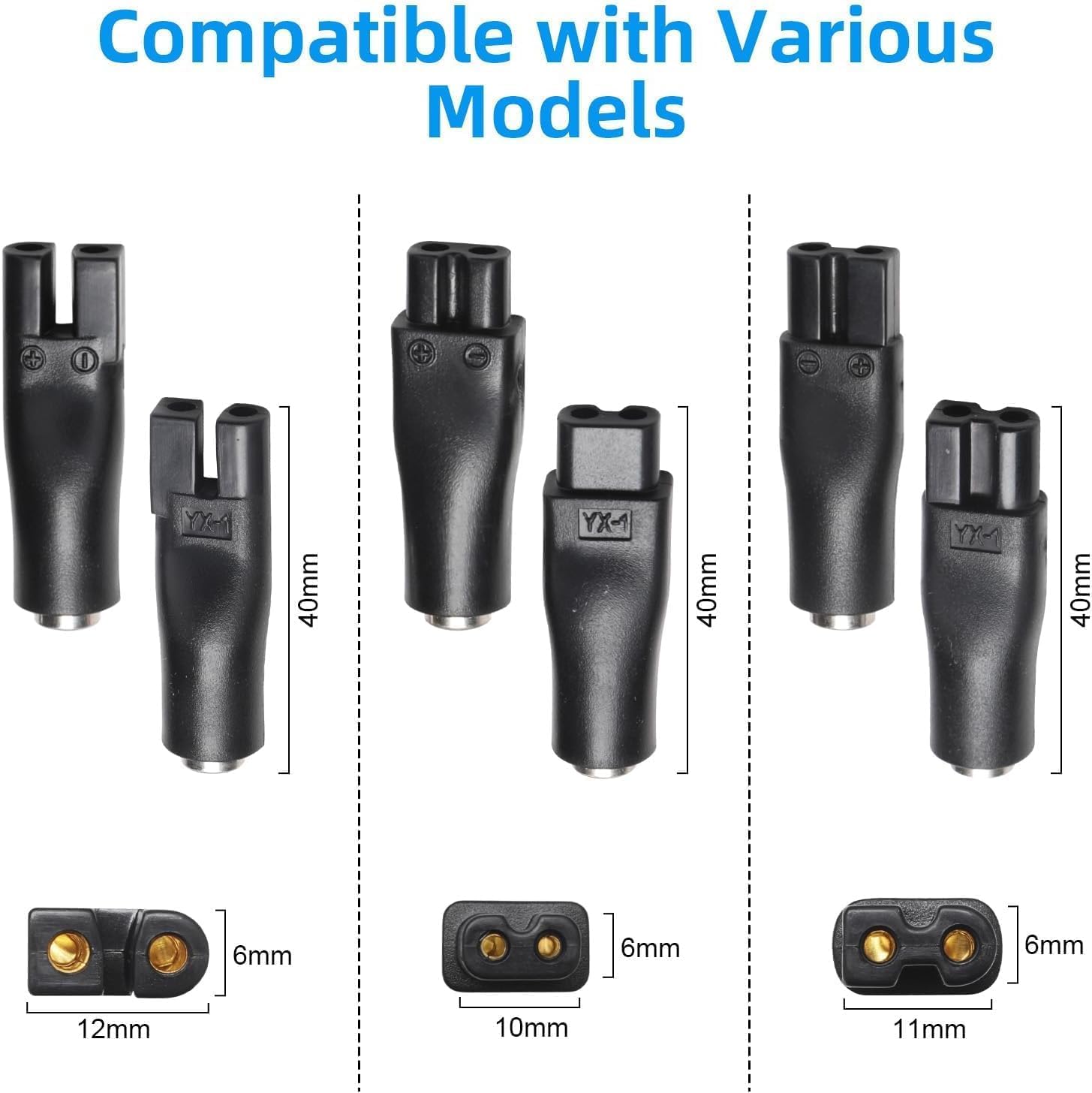 AIEVE Chargeur Pour Rasoir Braun, Câble D'alimentation USB 12 V Pour Tondeuse Braun Série 3