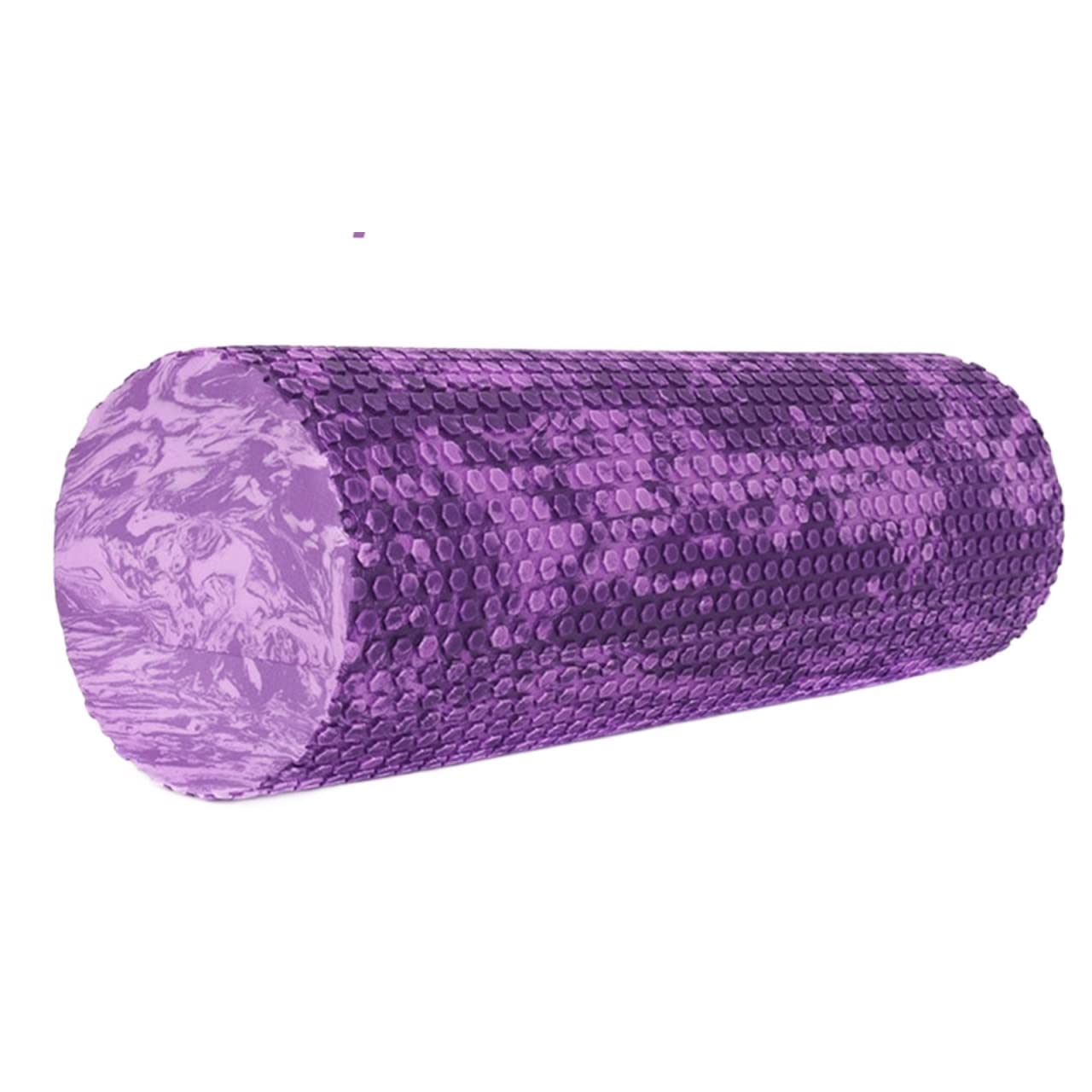 JINGYAN Cilindros de gomaespuma para fitness Rodillo de espuma yoga iridiscente Bloque Pilates flotante alta densidad Gimnasio Fitness Masaje corporal(B)