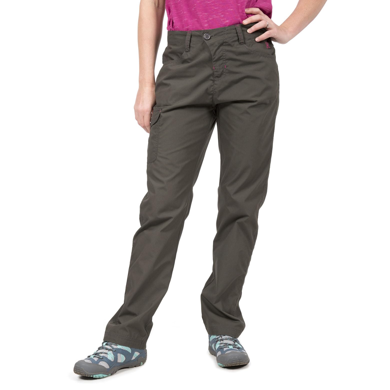 Trespass Womens Cargo Trousers Walking Pants Water Repellent 4 Pockets Rambler