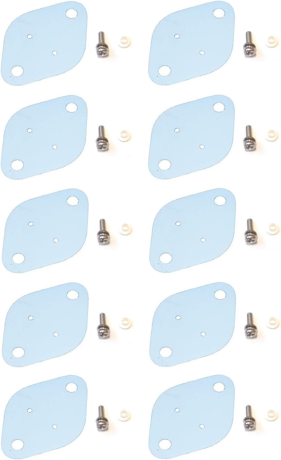 Easycargo 10 Packs to-3 Heatsink Insulator/Mounting kit (Screw+Washer+Bushing+Insulator), to-3 Heat Sink Insulator Mounting Kit for MOSFET Transistor Voltage Regulator