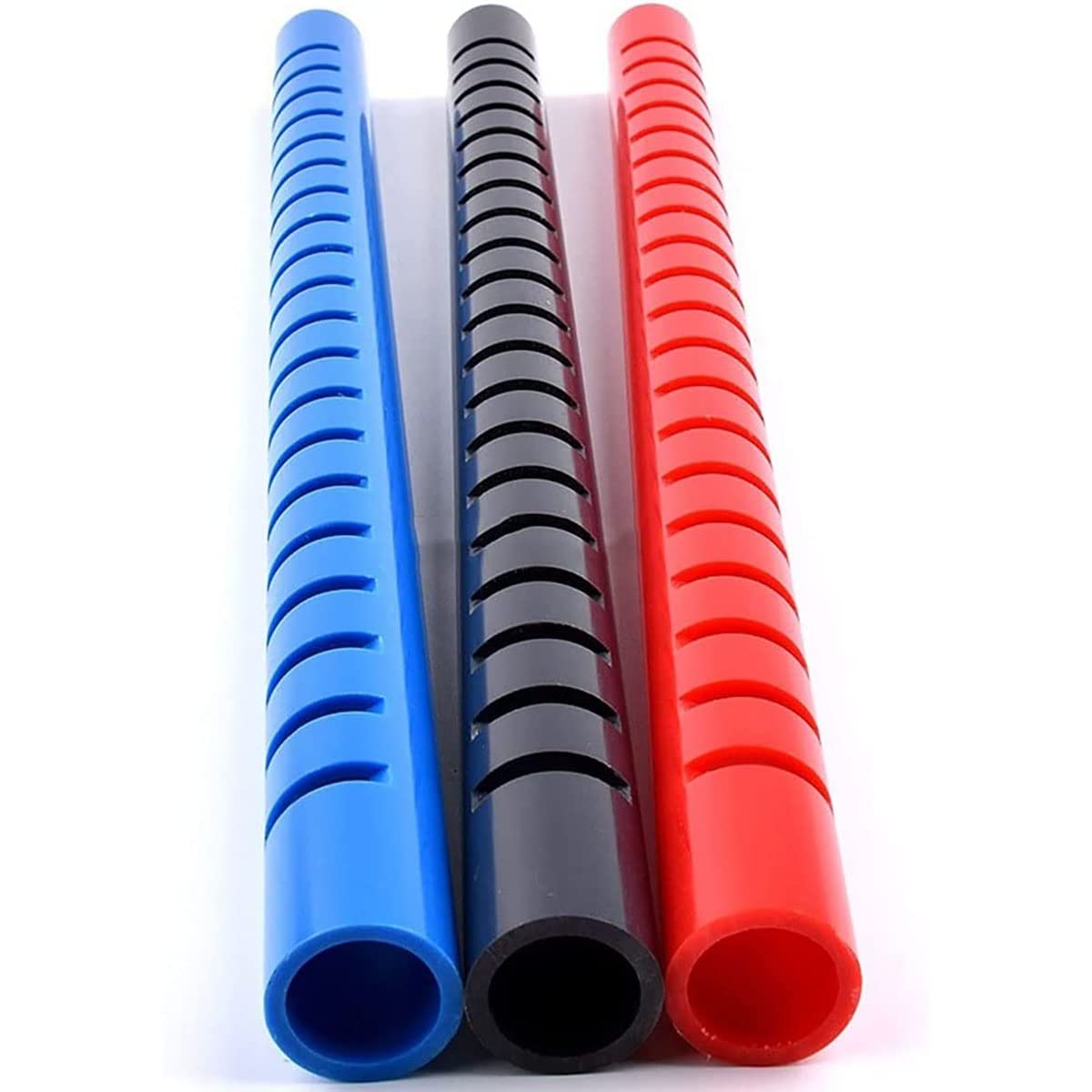 20~50mm PVC Acuario Tanque de Peces Tubo de Aireación, Jardín de Goteo de Agua Downcomer Filtro Accesorios Drenaje Diluvio Tubería de Lluvia (1pc Blue 50mm)