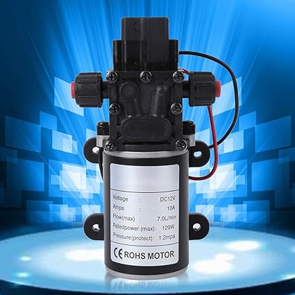 Water Booster Pump, Intelligent 120W 10mm Small High Pressure Electric Water Pump, Boost Pump for Pressure Test Pump