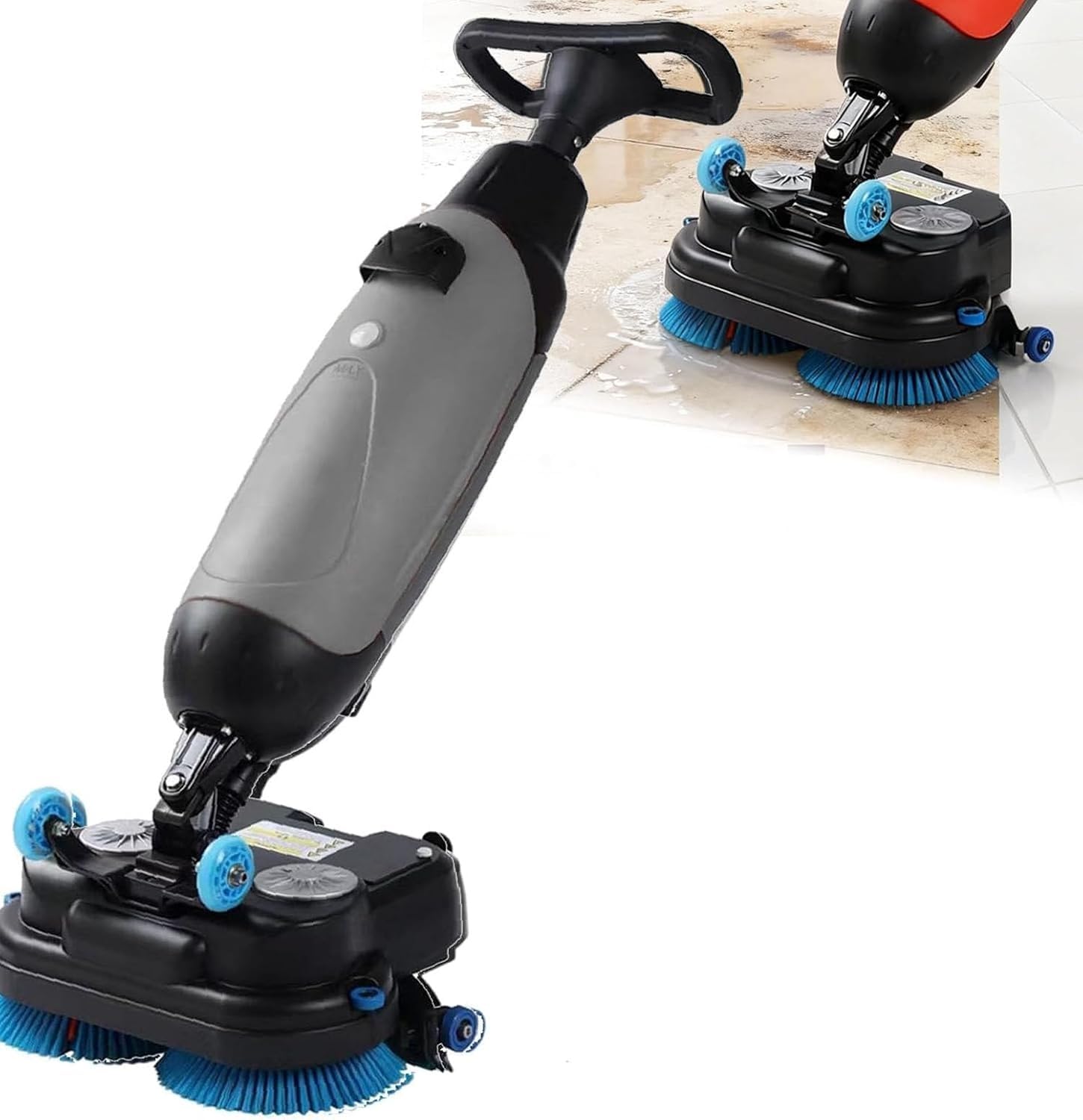 Polisseuse de sol commerciale à double brosse pour nettoyage multi-usages
