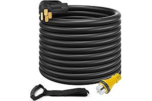 50 Amp Generator RV Power Cord Heavy Duty 50 ft, for Generator...