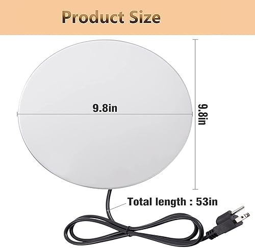 Miniatura 6 de Base calentada para aves de corral, calentador de agua de pollo para aves de corral de invierno, base de calentador de agua de metal para mascotas,