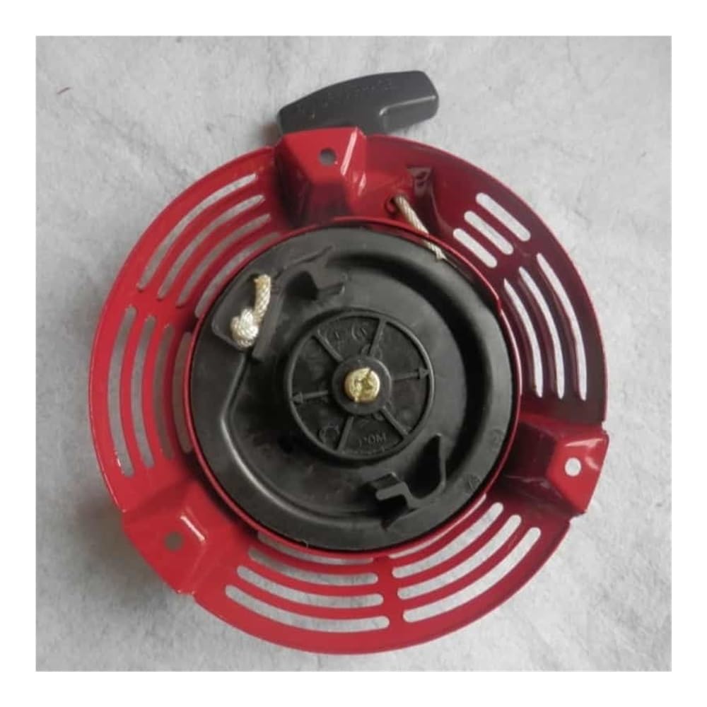 Arrancador de Retroceso GXV160 Compatible con GXV140 HRU216 HRJ196 HRH536 535 1P68F, Cubierta de Perilla de Cuerda de tracción for cortacésped, sin polea(A Steel Bar Ratchet)