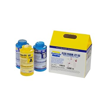 Smooth-On FlexFoam-iT! III Flexible Urethane Foam, Casting Foam, Pint Unit | For Props, Gaskets, More