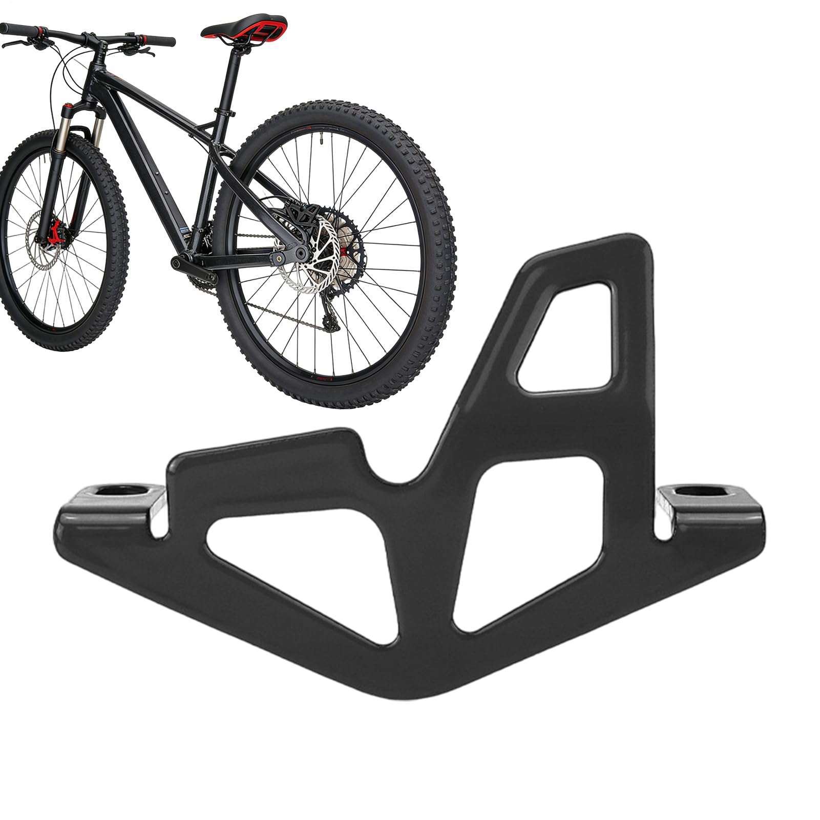 Protector de freno trasero para bicicleta de montaña con cubierta de aluminio 8
