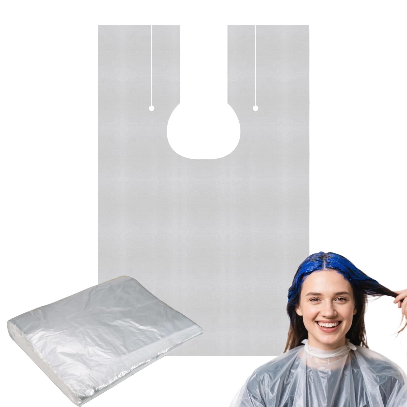 DBOO 60pcs Disposable Hairdressing Cape