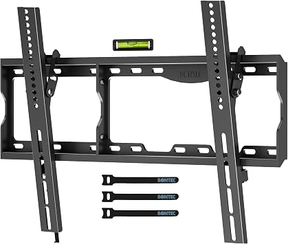 BONTEC TV Wall Bracket for 17-86 Inch TVs, Tilt TV Wall Mount, Up to 75 kg