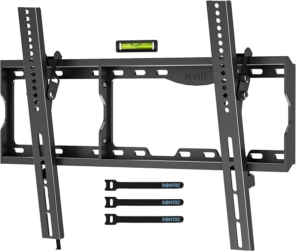 BONTEC Support Mural TV 17-86 pouces avec inclinaison