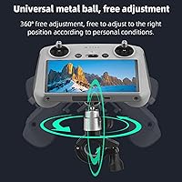 Vista 3 de Soporte para bicicleta con control remoto para bicicleta, clip de bicicleta ajustable, clip de abrazadera para manillar, soporte de controlador RC