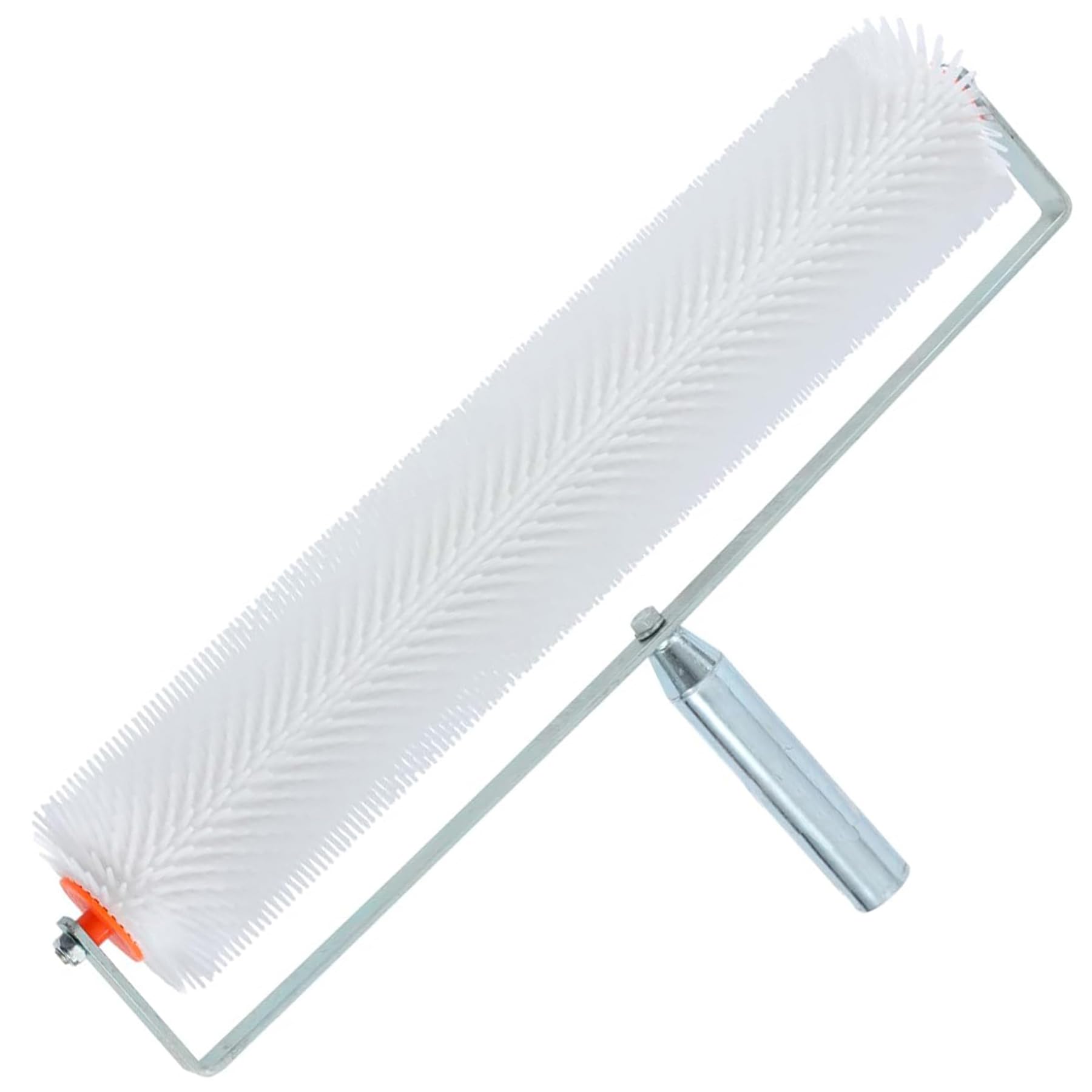 Spiked Mortar Compound Coating Roller Brush, Spiked defoaming Mortar Roller, 20in/500mm Long, Large, for Cement Latex Leveling, self-Leveling Floor, with 21mm Spikes, de-Bubble Surface Leveling