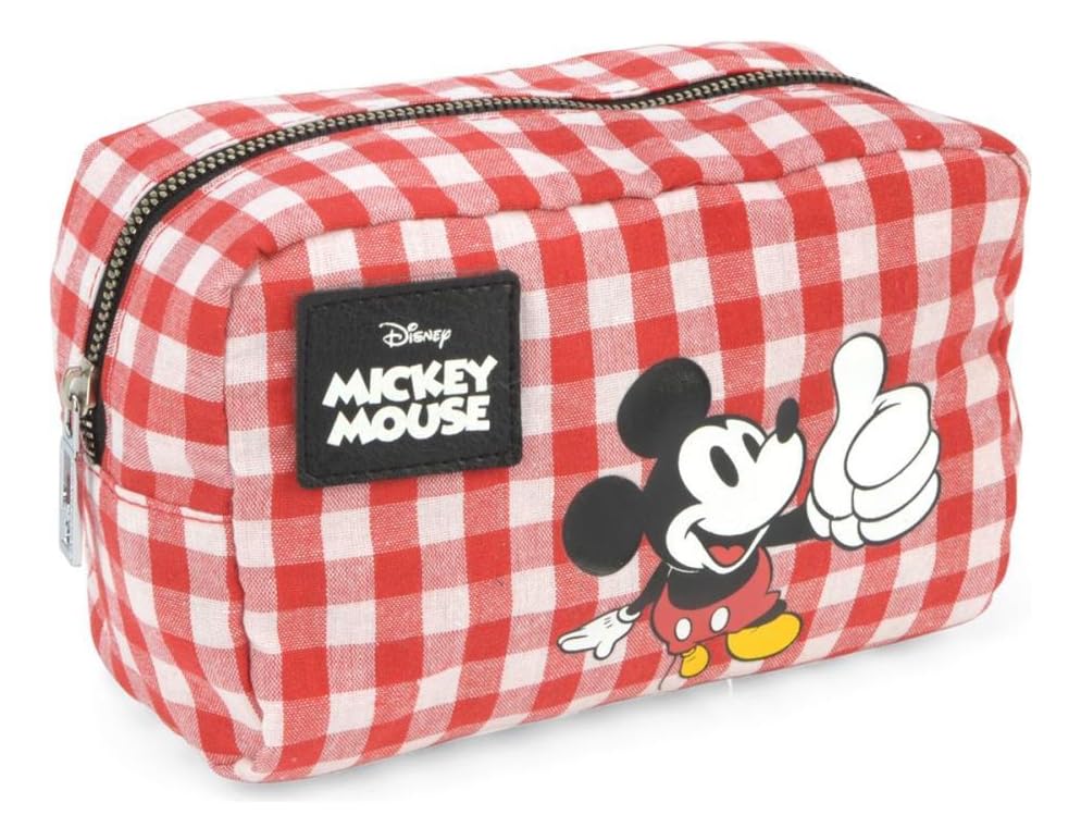 Estojo Tecido Mickey Gd 1 Zíper