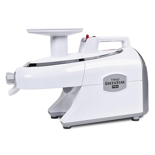 Tribest GS-P501-B Greenstar Pro Jumbo Juice Extractor, White