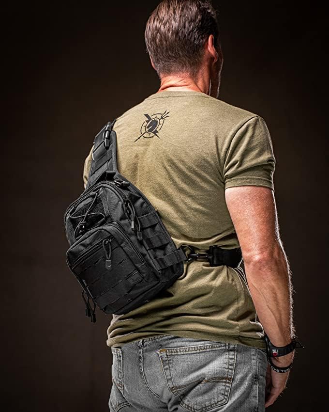 BOMTURN Tactical Backpack-1000D Waterproof Military Backpack/Laser-Cut/CCW Bags Sling Bag Tactical Satchel Shoulder Bag Men - Image 7