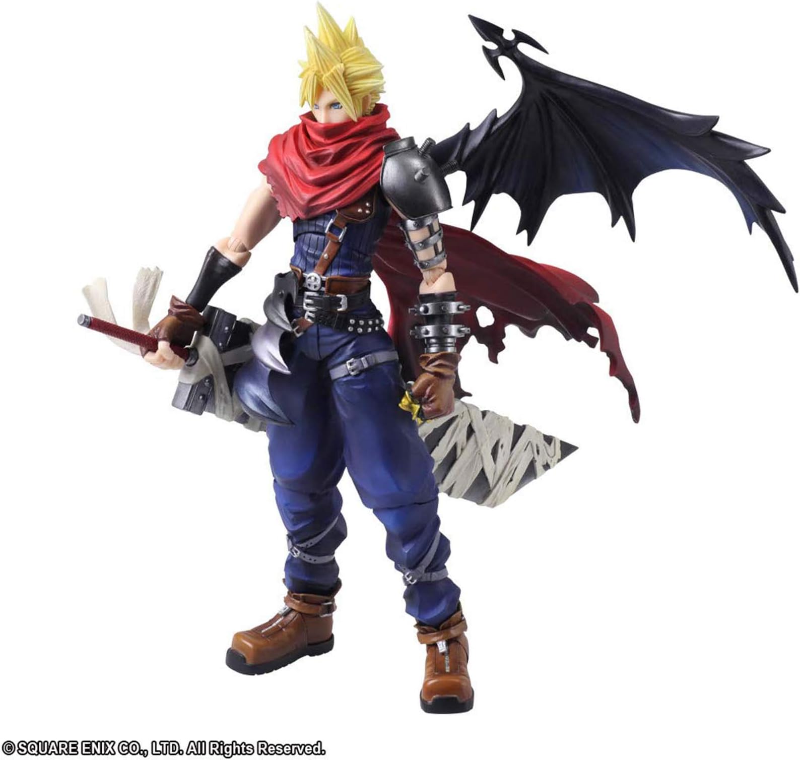 Square Enix Final Fantasy Bring Arts Cloud Strife (Another Form Variation) Action Figure, Multicolor