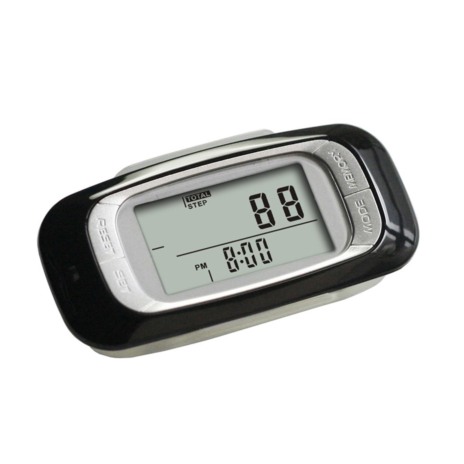Podomètre De Marche 3D avec Clip, Compteur Pas Précis for La Remise en Forme, Distance, Miles/Km, Calories PréCis Et Facile à Lire