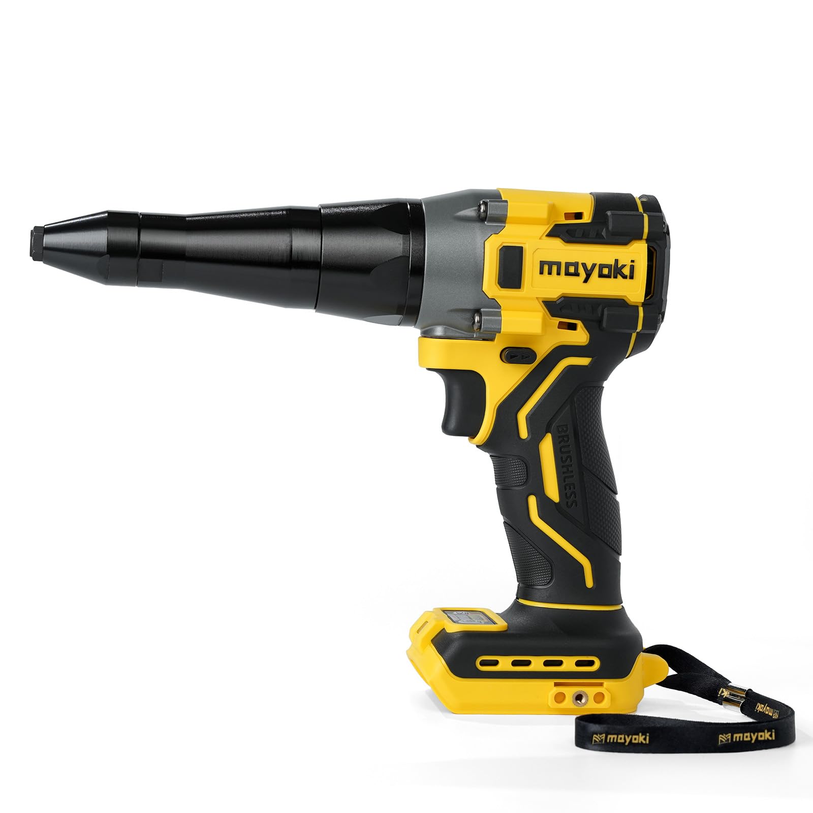 Pistola de Remache inalámbrica Compatible con batería Dewalt de 20 V MAX (Solo Herramienta), Herramienta de Remachadora eléctrica sin escobillas de 2248 Lbf, Herramienta de Remache Pop, Remachadora