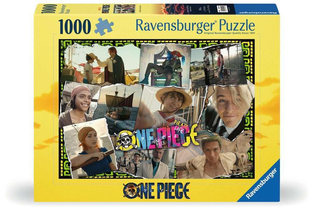 Ravensburger One Piece 1000 Piece Jigsaw Puzzle for Adults and Kids Age 12 Years Up - Manga Anime, Blue, 70x50 cm