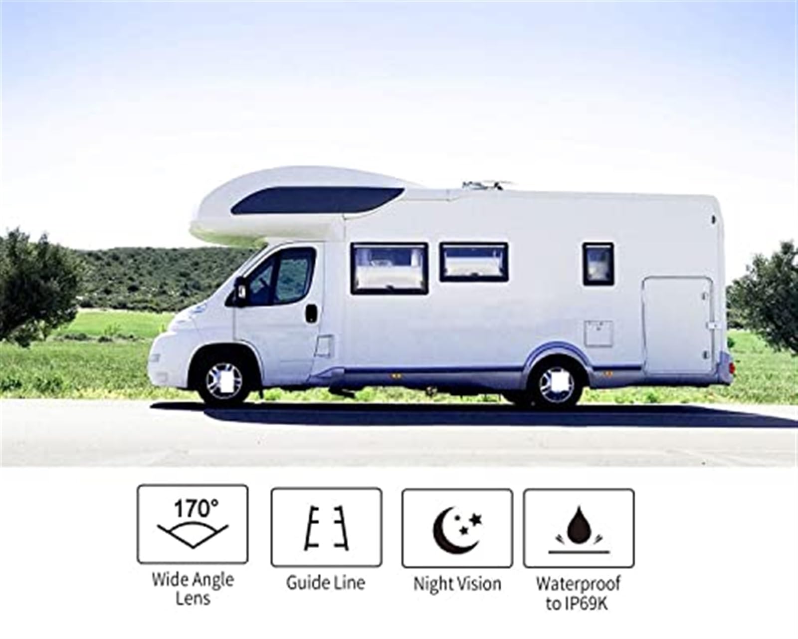 Kamera HD 720P 3. światło hamowania + 7 monitorów, do Forda, Transita MK7 Toumeo Furgon MK4 2006-2014 cofania z noktowizorem światła Kamera tylnego światła stopu samochodu