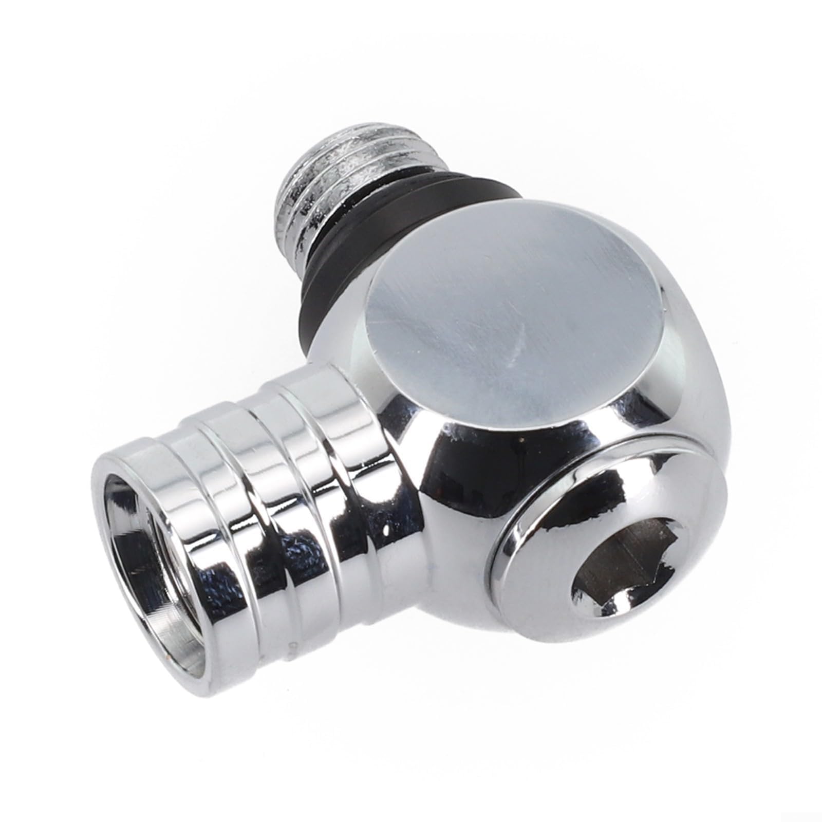 Scuba Diving Swivel Adapter mit für 360 Grad Drehung für 1. Stufe LP und für Ports, Messing Material für Schlauchbewegung (Adapter)