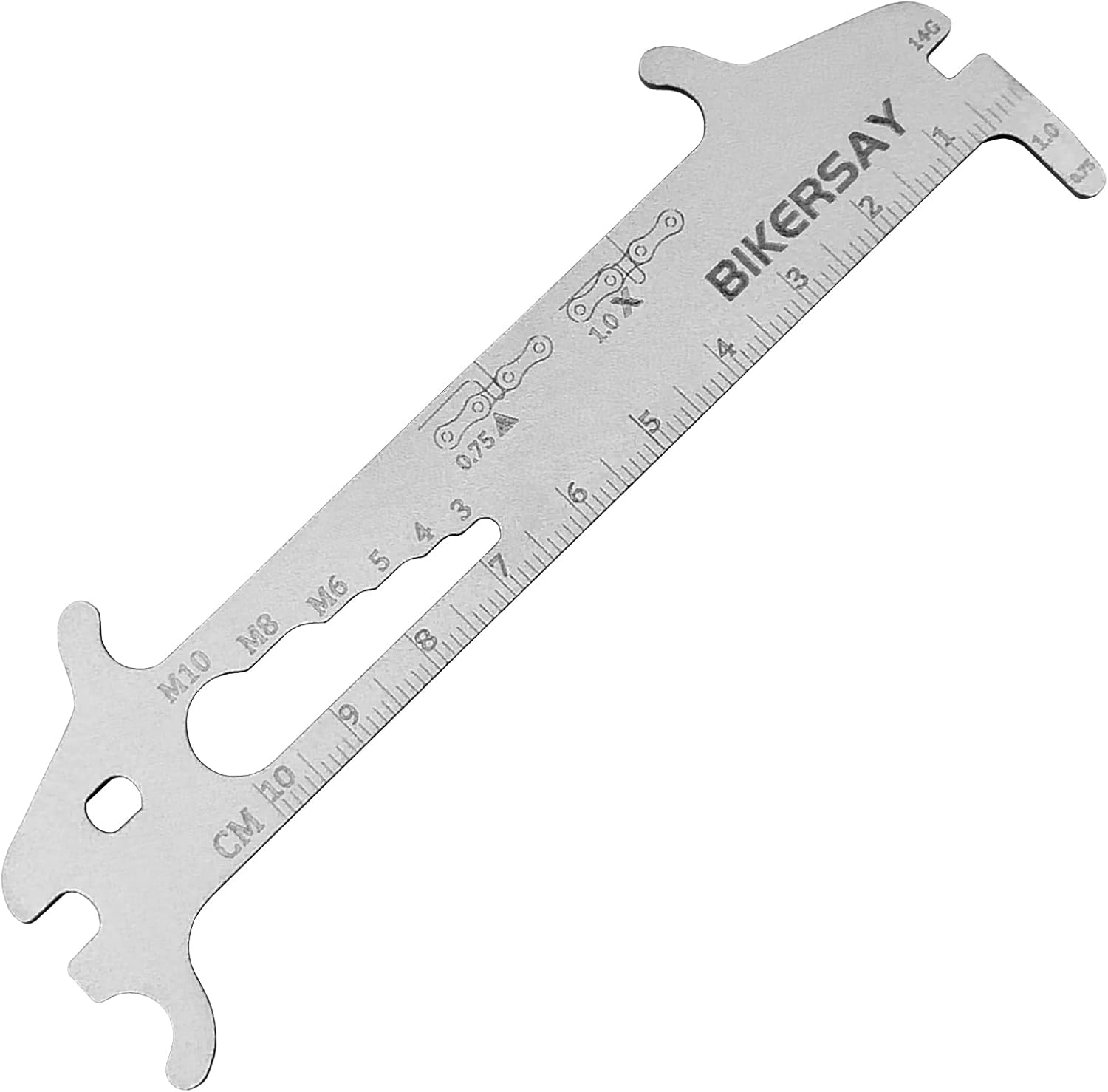 MengK 7in1 Bike Chain Checker Chain Hook Bolt Measurement