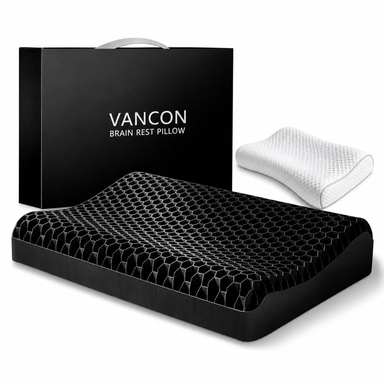 Amazon｜Vancon ジェル枕 TPEハニカム構造 人間工学まくら 枕 カバー