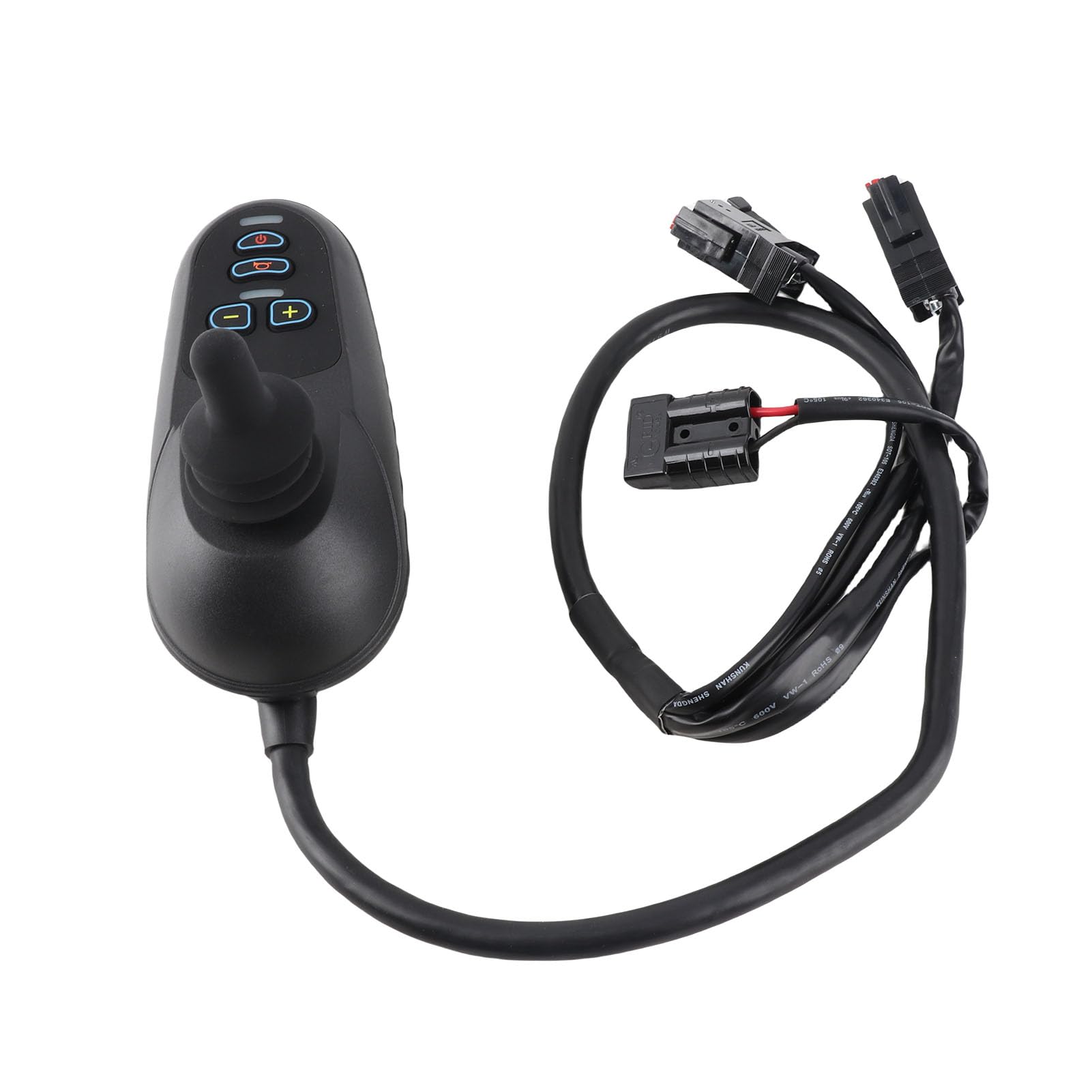 Controlador de Silla de Ruedas Eléctrica, Repuesto de Palanca de Mando, Motor Cepillado de 24V