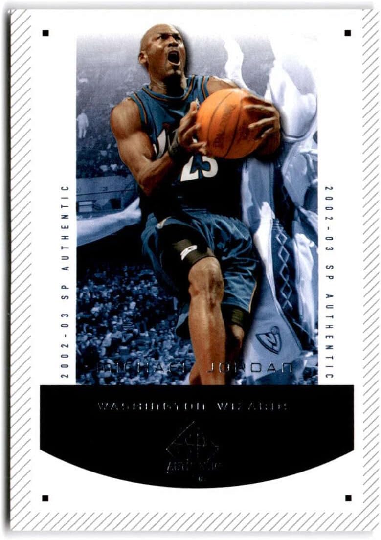 2002-03 SP Authentic #99 MICHAEL JORDAN Washington Wizards Basketball Trading Card