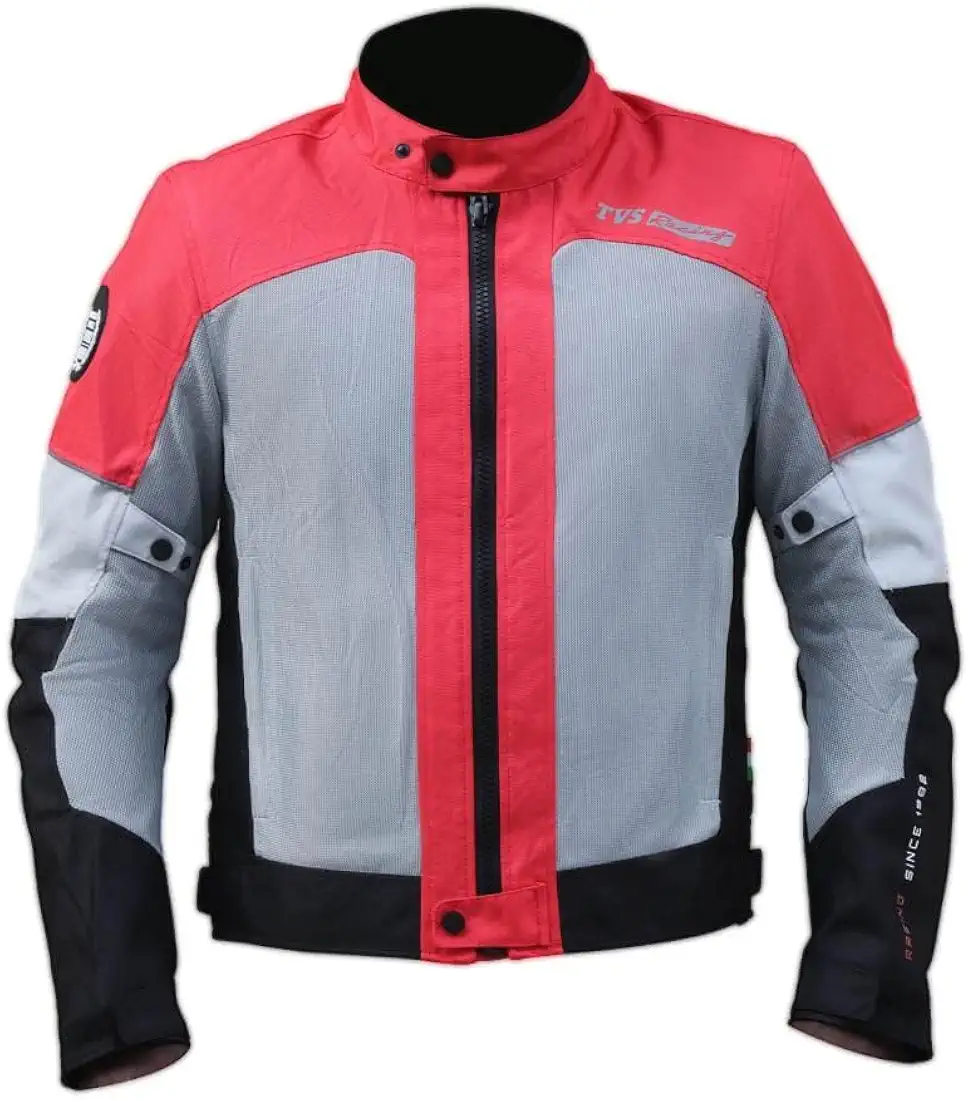 TVS Racing Road Zipper Riding Jacket for Men High Abrasion 600D