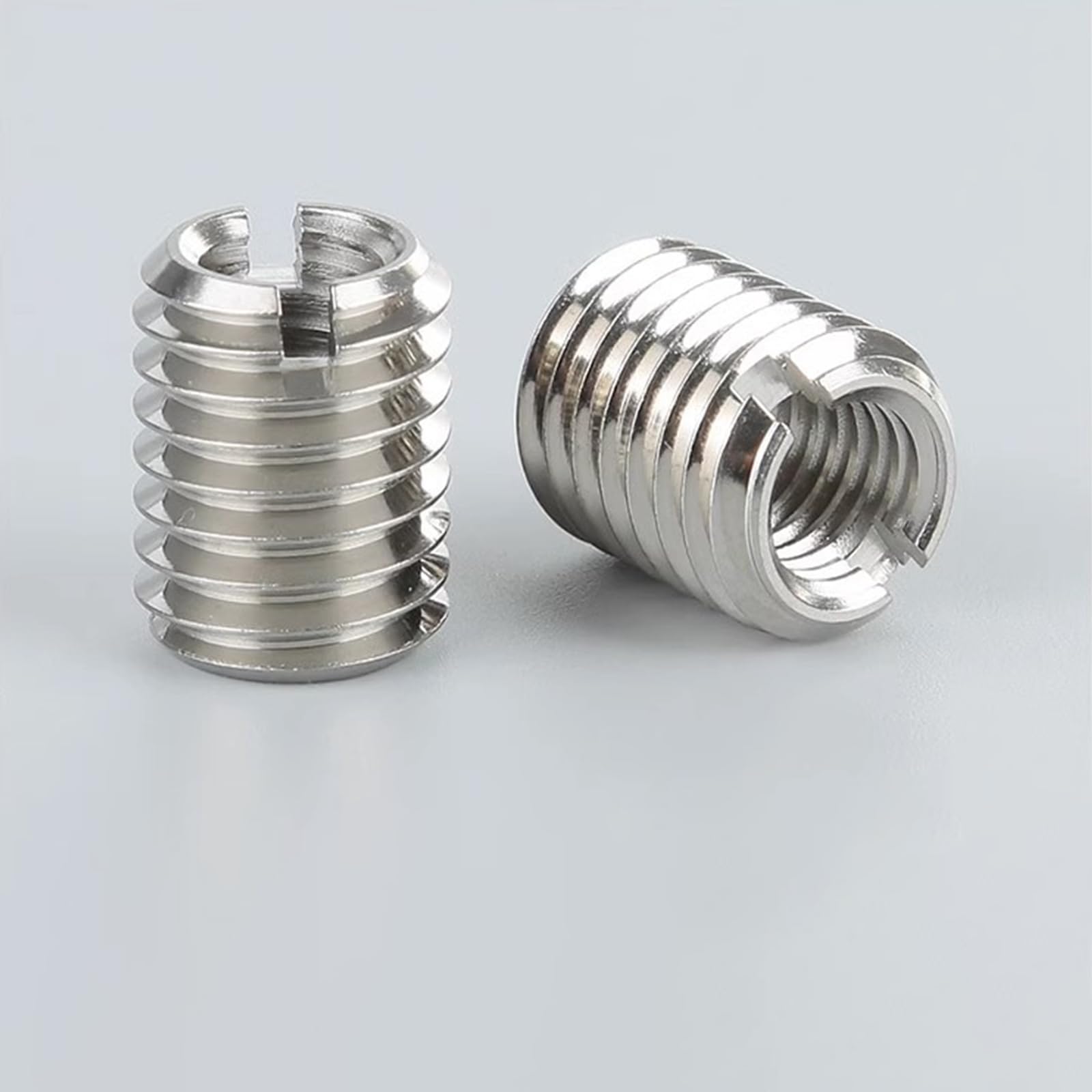 10 Dadi Riduttori In Acciaio Inox M8x1.25 A M10x1.5 - Filettatura Esterna Per Riparazioni Industriali - Foto 4