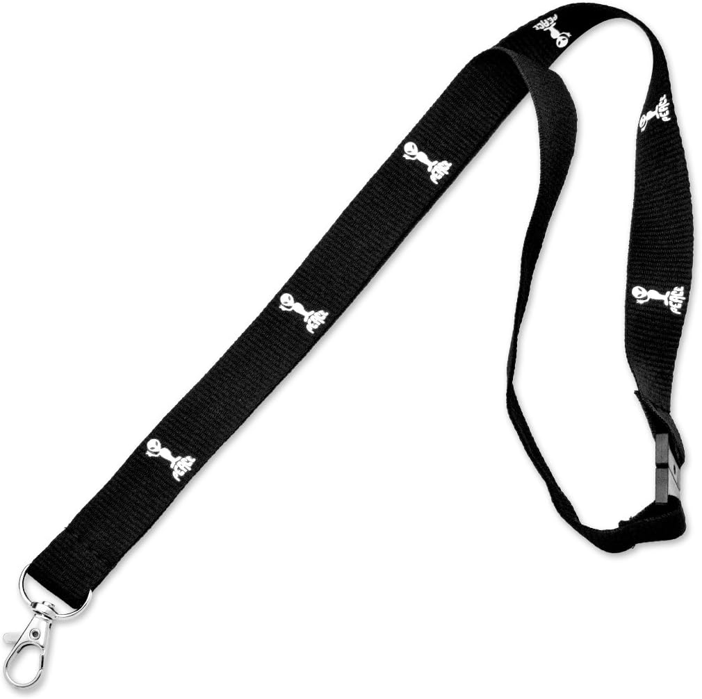 Amazon.com: EvolveFISH Peace Alien Lanyard - [Black][18