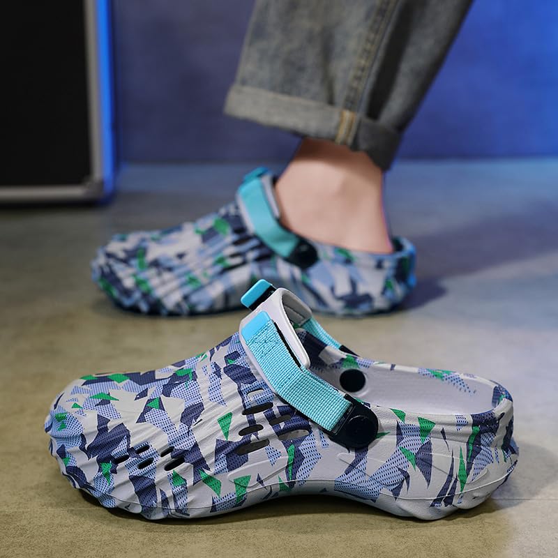 Image of Men's outdoor sports sandals summer water beach shoes casual slippers lightweight breathable