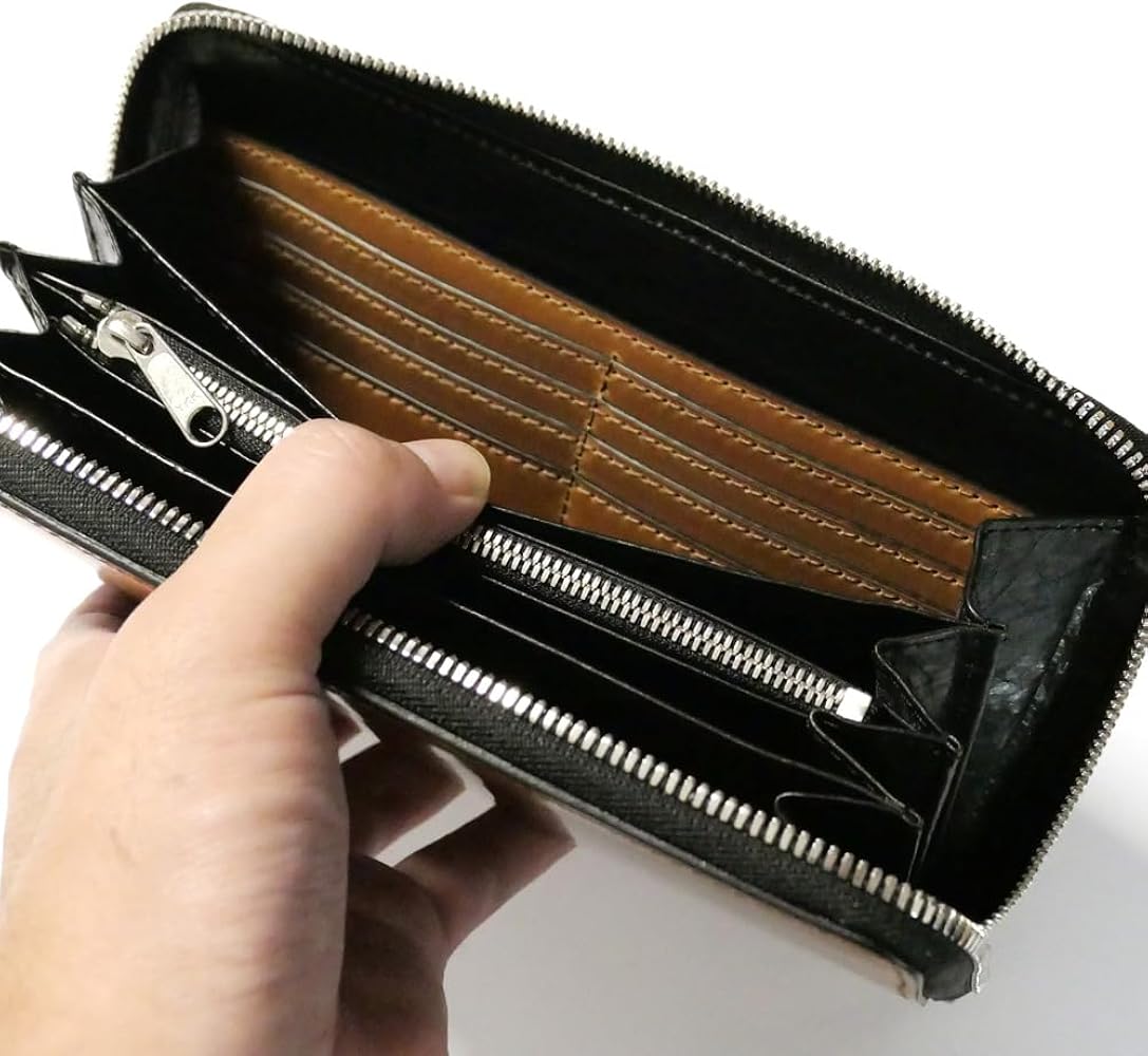 Amazon | COD11114-C ラウンドファスナー長財布 ファスナー長財布