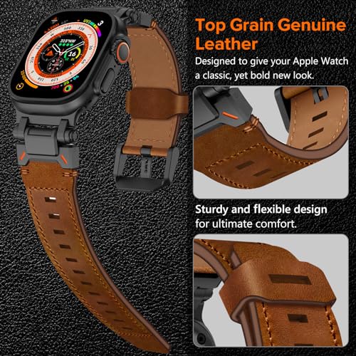 Image of KADES Rugged TPU Sport Band for Apple Watch Ultra 3 /2 /1 49mm, Metal Connectors for Apple Watch Series 11 /10 /SE3 46mm Series 9 /8 /SE2 /7 /6 /SE /5 /4 /3 /2 /1 45mm /44mm /42mm