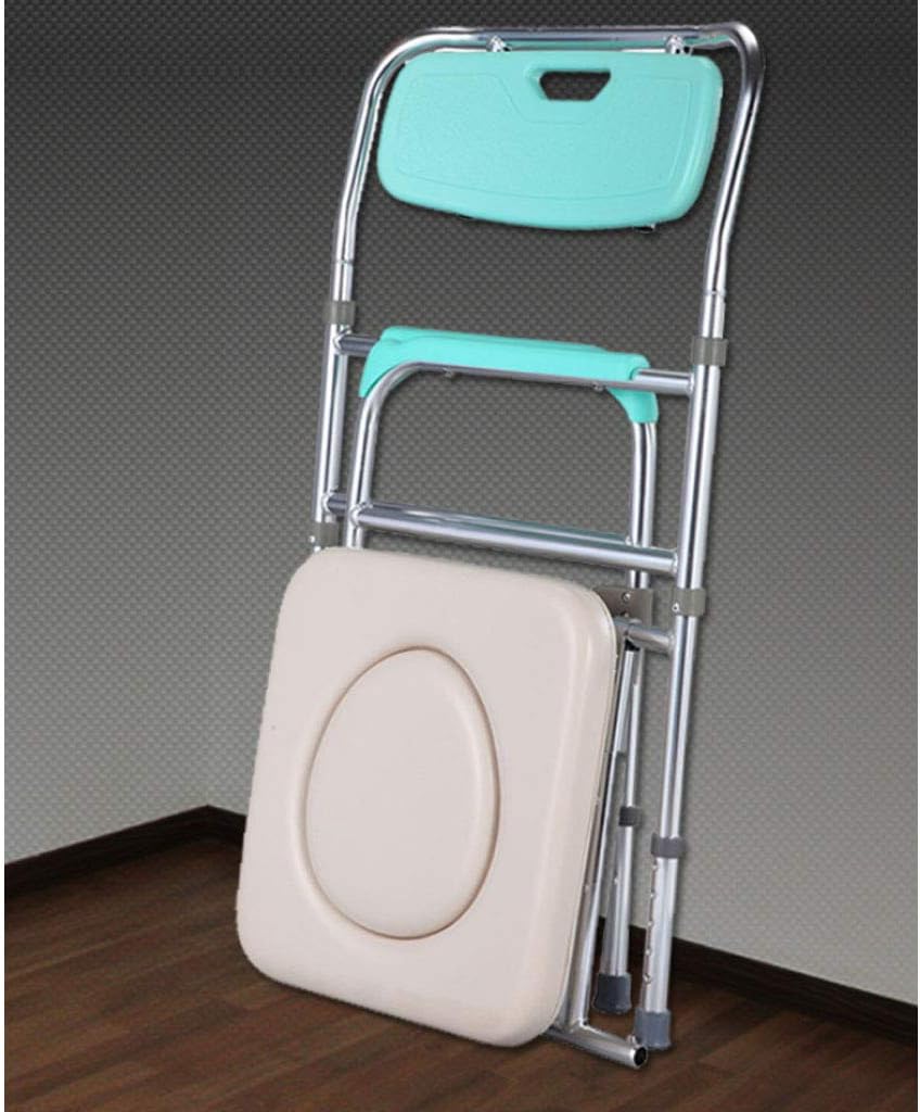Deluxe Comfort Commode with Padded Seat Bedside Commode Chair - Free Standing Toilet Frame - Commode Pail Liners