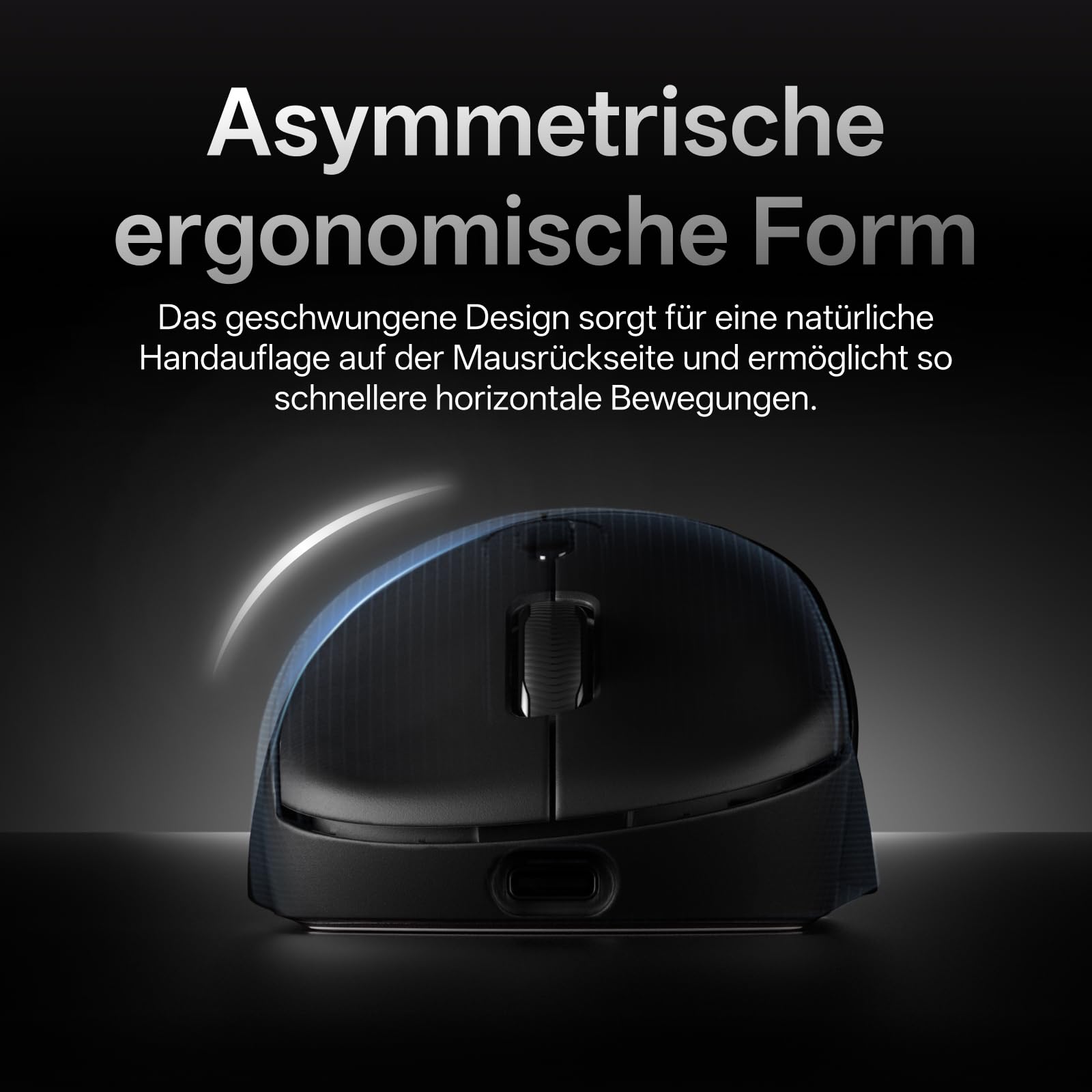 Rapoo VT3 MAX Gen-2 Kabellose Gaming-Maus, 53g Ultraleicht, Native 8000Hz | Nordic nRF54L15 MCU, 750h Akku, PAW3950 30K DPI, 10 Programmierbare Tasten, Ergonomisches Design, Kompatibel mit PC & Mac