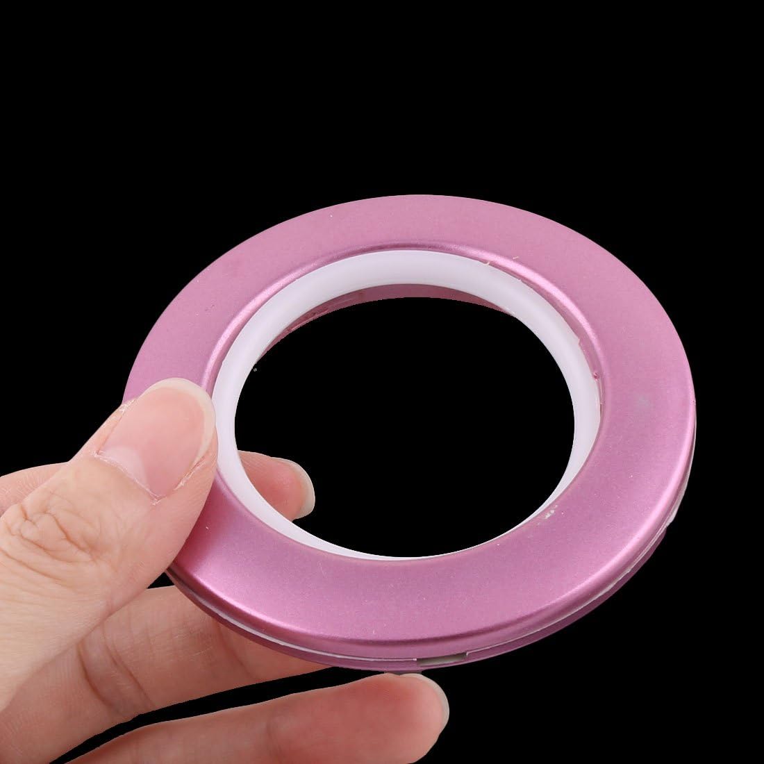 Dormitory Round Window Curtain Drapery Rod Hanging Eyelet Ring Loop 50 Pcs Purple (id: a87 d94 43b b87 270