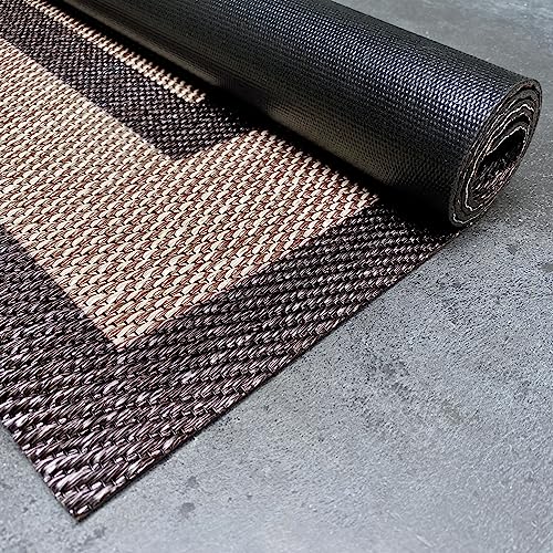 STORESDECO In & Outdoor Teppich 140x200cm - Wetterfeste Teppiche für Balkon & Terrasse - Waschbarer Küchenteppich & Läufer für Flur Wohnzimmer Esszimmer mit Rutschfester Unterseite -Made in Europe STORESDECO In & Outdoor Teppich 140x200cm - Wetterfeste Teppiche für Balkon & Terrasse - Waschbarer Küchenteppich & Läufer für Flur Wohnzimmer Esszimmer mit Rutschfester Unterseite -Made in Europe