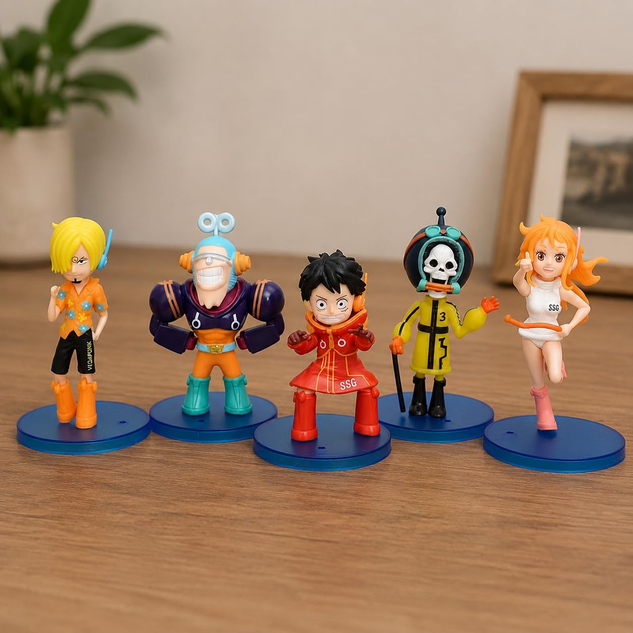 KIVA Anime Pirate Adventure Crew Set of 5 Collectible Figurines