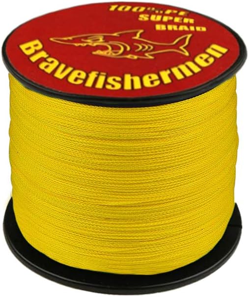 Braided Fishing Line 100m 300m 500m 1000m Saltwater 4 Strand 8lb-100lb Orange Gray Yellow Blue Tackle Accessories