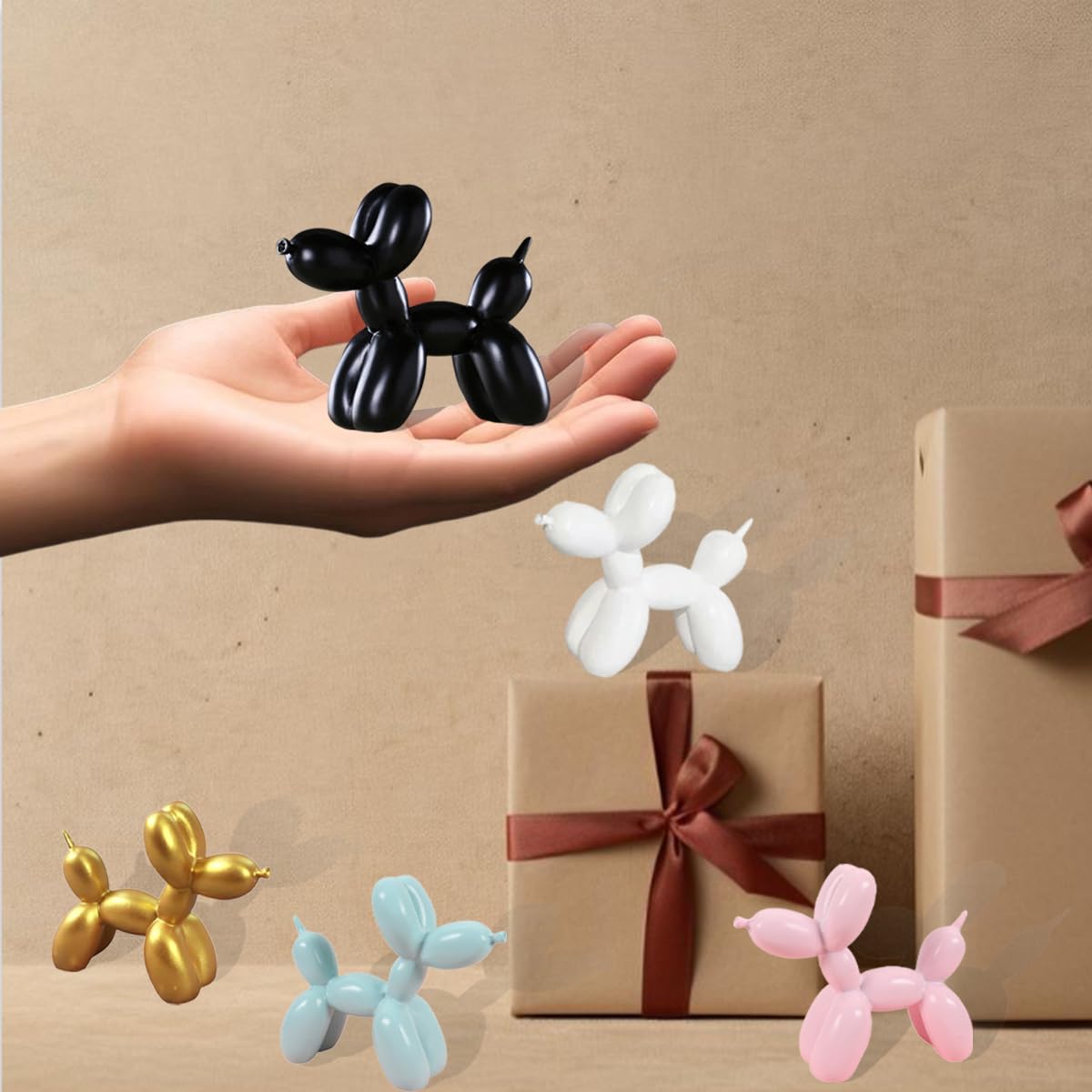 Amazon.com: Hakefyna Balloon Dog Sculpture Balloon Dog Statue