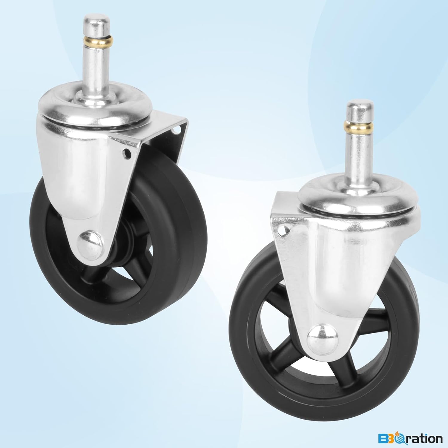 64413 64412 Grill Wheels Replacement for Weber Genesis 300/400 Series Grills (2022+), Wheel Kit for Weber Genesis Grill Parts E-315 E-325 S-315 Locking Caster Wheel for Weber Grill Wheels Replacemen