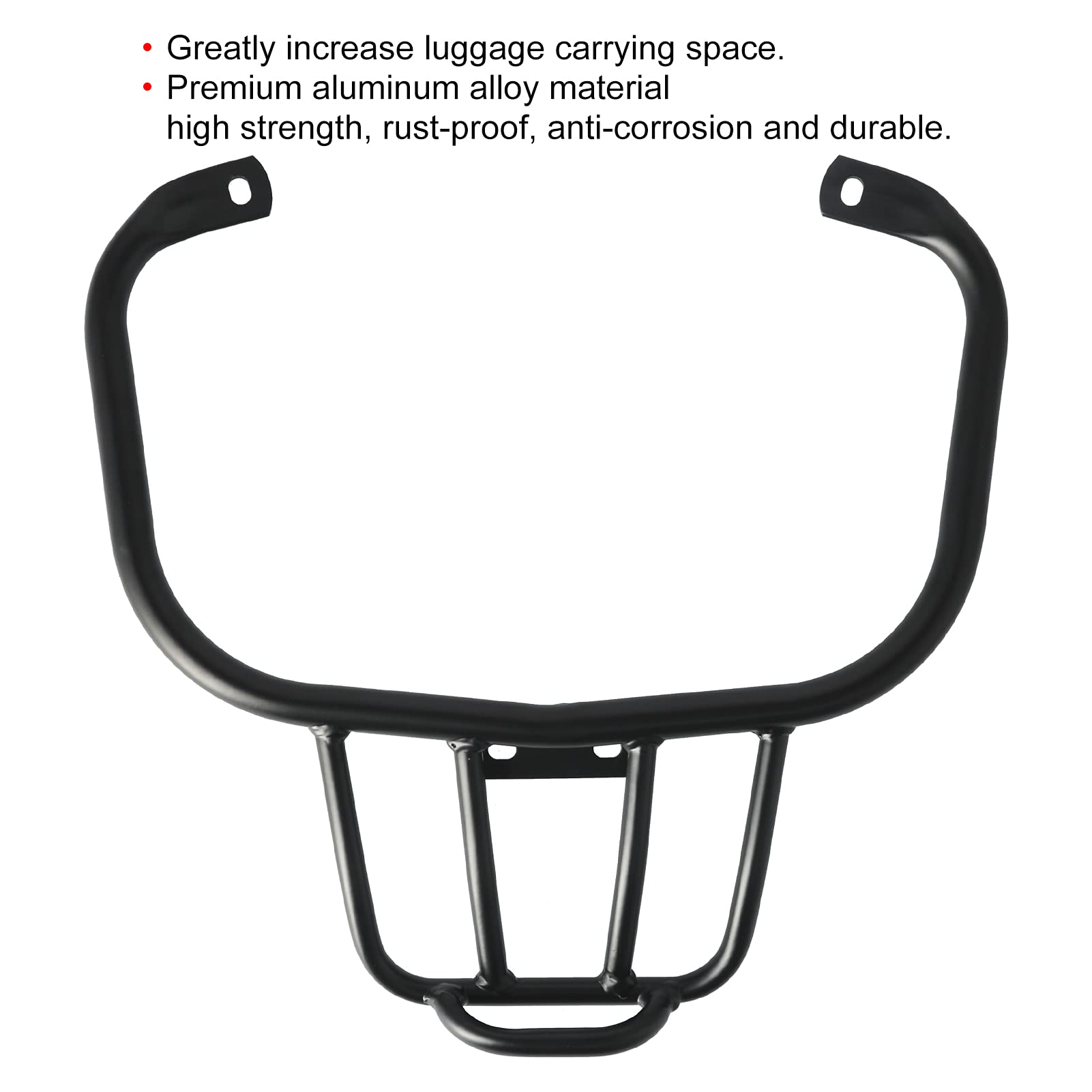 Portapacchi In Nylon Nero Portapacchi Posteriore Per Honda Forza 125/250/300/350 E ADV350 (2018-2024) | In Nylon Resistente Portabagagli Per Scooter