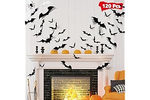Halloween Bats Wall Decor: Perfect for Spooktacular Ambiance