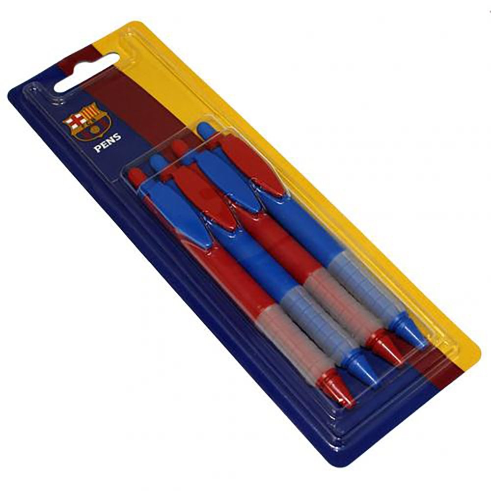 Official F.C Barcelona - Pen Set (4 Pack)